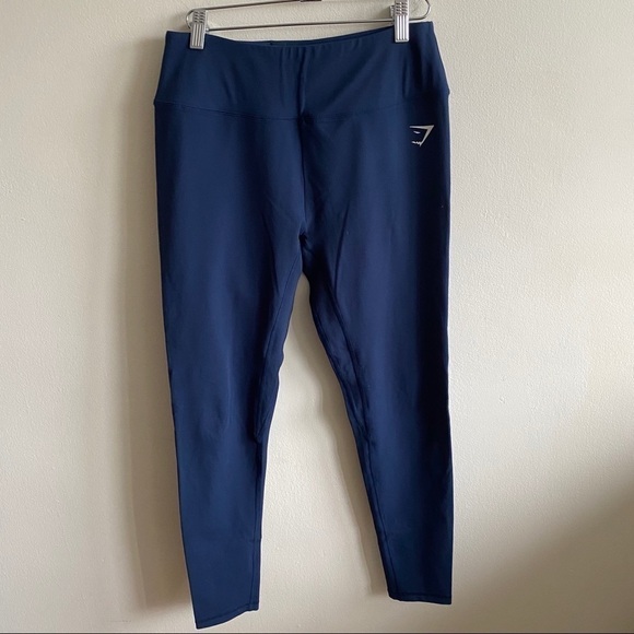 GYMSHARK Medium Navy Leggings - Picture 1 of 5